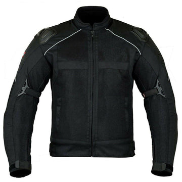 Summer Mens Mesh Air Vent Motorcycle Motorbike Armour Jacket CE Protector - biznimart